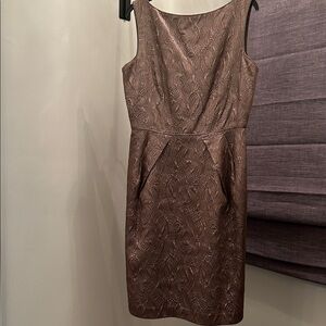 Elegant Pewter Sleeveless Dress
